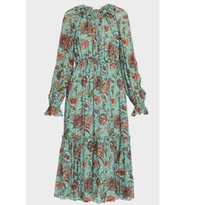 Ulla Johnson floral midi dress